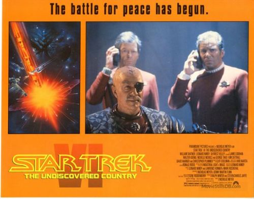 William Shatner and Christopher Plummer in “Star Trek VI: The Undiscovered Country”  (1991)    lobby