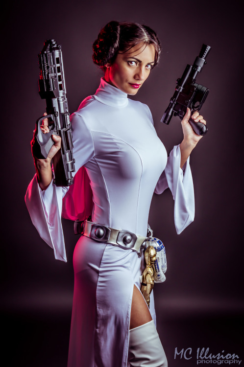 Porn Pics tiefighters:  Princess Leia Cosplay by Ivy