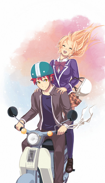 Shokugeki OTP Week 2018 - Flowers/Firsts When I’m with you, I’ll take the long way 