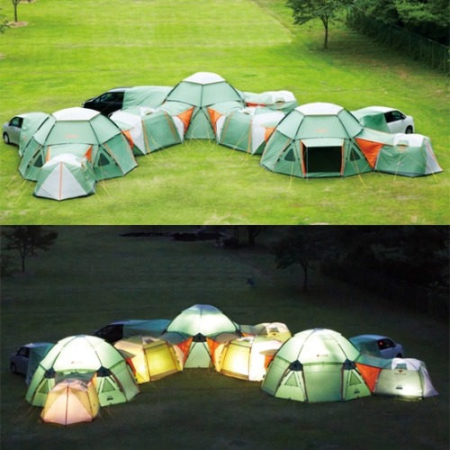 thechocolatebrigade: Zip together tents = Camping Fort