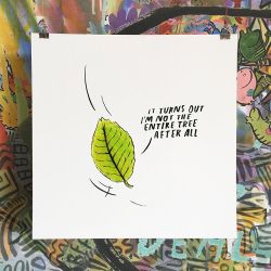 Leaf and the tree. Prints up for sale in the shop at dallasclayton.com
