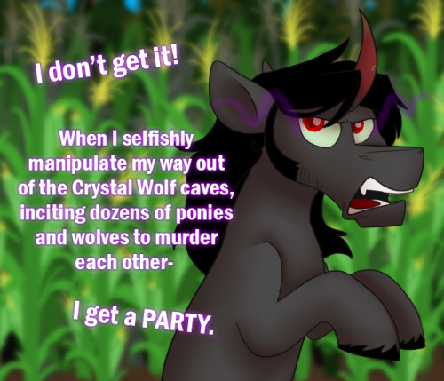 ask-king-sombra:ROOOCK MURDERRRRRRRRRRR it’s more common than you’d thiiinkMerp….