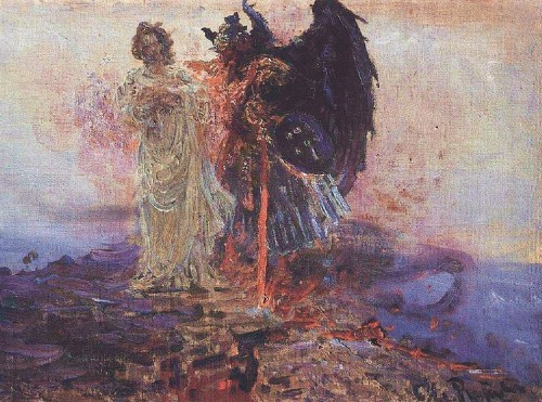 moerae:
“ 1. Temptation of Christ 2. Get Away from me, Satan 3. Get Behind me, Satan 4. Follow me, Satan
Ilya Repin (1844 - 1930)
”