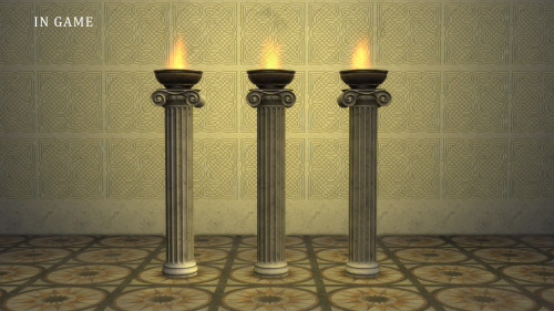 elliemaysims:Torches Set/ Набор факелов3 new meshes5 itemsHQ texturesYou need expansion pack The Sim