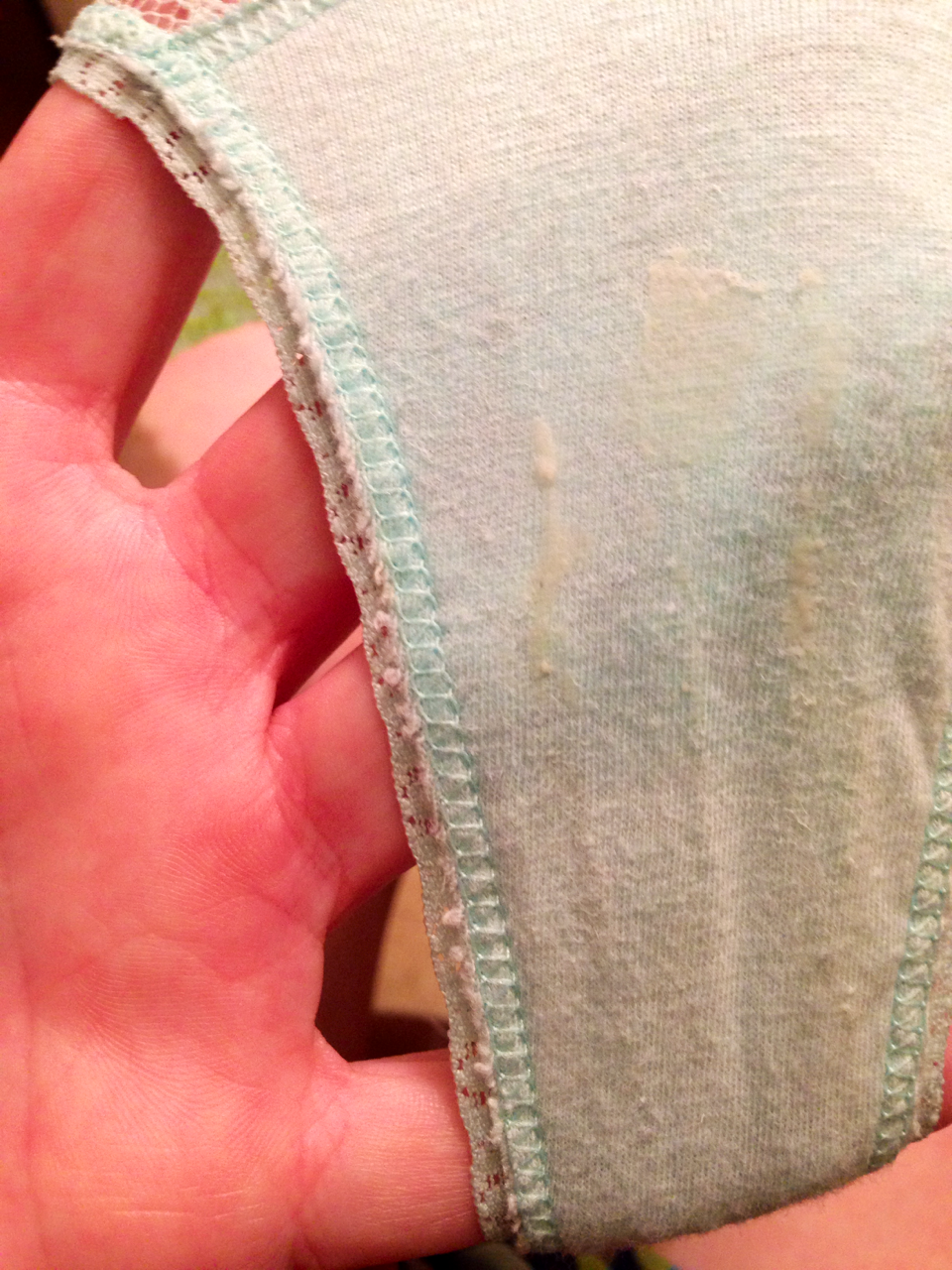 marklido:  jellybeanphalange:  Thursday’s drippy creamy horny panties. Mmmmmmm