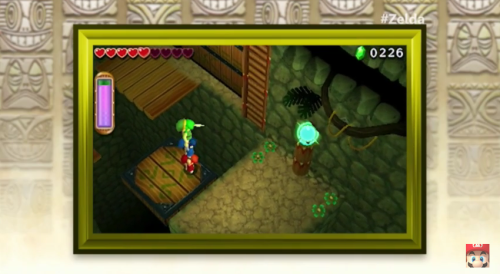 tinycartridge:  The Legend of Zelda: Tri Force Heroes ⊟ Co-op play with two other players to solve puzzles (with online support)! Collect items for outfits! Coming out for the 3DS this fall!BUY Majora's Mask 3D, Link Wind Waker Nendoroid