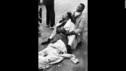 profkew:  This photo of Amelia Boynton Robinson, beaten unconscious by state troopers, became an iconic image of Bloody Sunday. Watching ‘Selma’ with Amelia Boynton Robinson,103-year-old matriarch of the movement   Tuskegee, Alabama (CNN)She was left