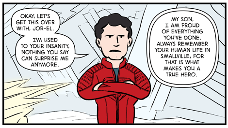 lanninglurksnomore:raelis1:lanninglurksnomore:comicbookparody:Smallville: Jor’El is a dick! By