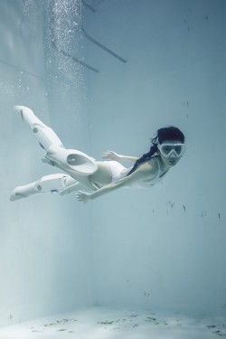 mirkokosmos:Underwater Mecha Knee Socks The