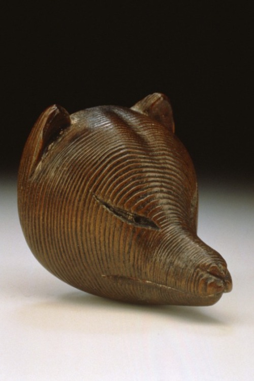 heracliteanfire:  Fox Mask: Kitsune. Japan, late 19th century (via Fox Mask: Kitsune | LACMA Collections) 