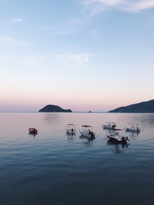 Peaceful waters in Zakynthos