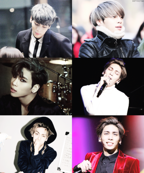 keyvictim:  January 2015 with JonghyunTaemin - Minho - Onew - Jonghyun - Key.