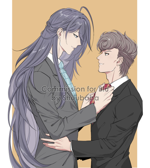 Hitoya and Jakurai Commission &gt;////&lt;I’m really glad to work on this.