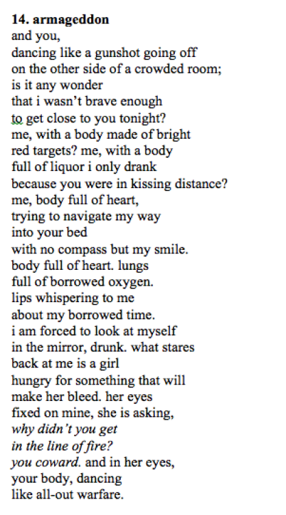 napowrimo day 14 // armageddon(30 minutes late)