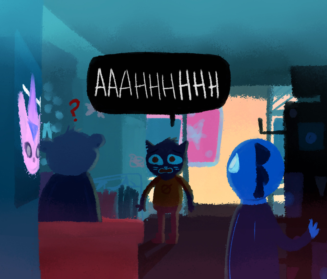 azulmimi99:Some NITW  paintings, I should do more of these