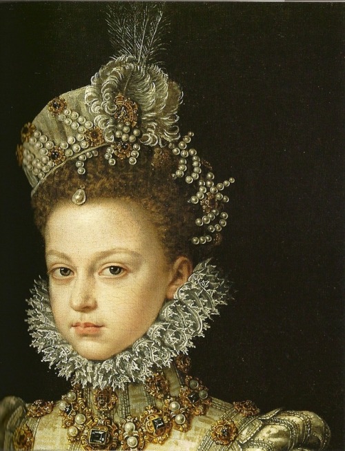 loumargi:Alonso Sánchez Coello -Infantin Isabella Clara Eugenia at age 13 (Detail)