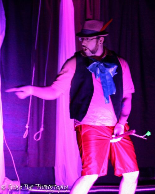 When Digital Boy plays Pinocchio in our Fetishes and Fairytales show, it’s not his NOSE that g