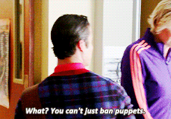 :blaine anderson + puppets