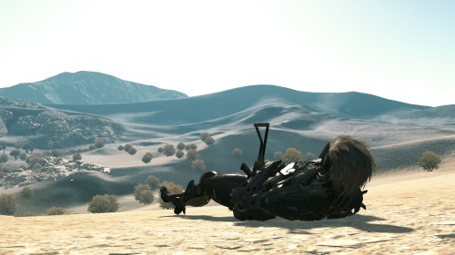hypocriticalasshole:  sexyserperior:  Some more highlights from my outside the map exploration  Look at him just chilling on that dune……yep just him and the sky out there…… no missions, no crappy fights back at the base to break up, no senators