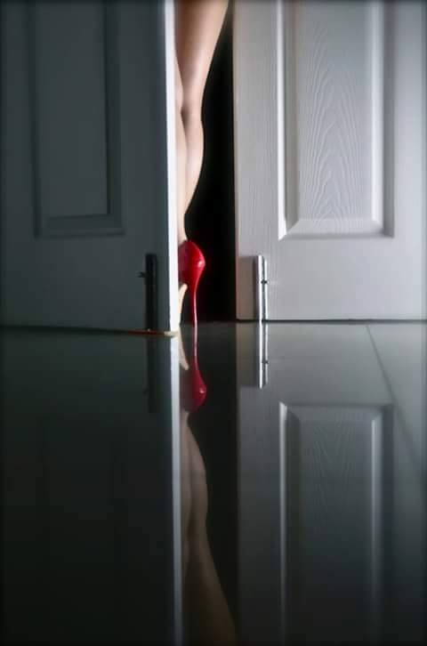 Its dark in here……………..and why the deadbolts if this room is your pleasure room?