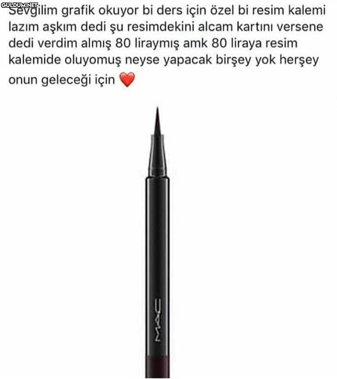 Sevgilim grafik okuyor bi...