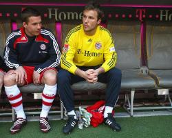 Men in rugby and footy socks