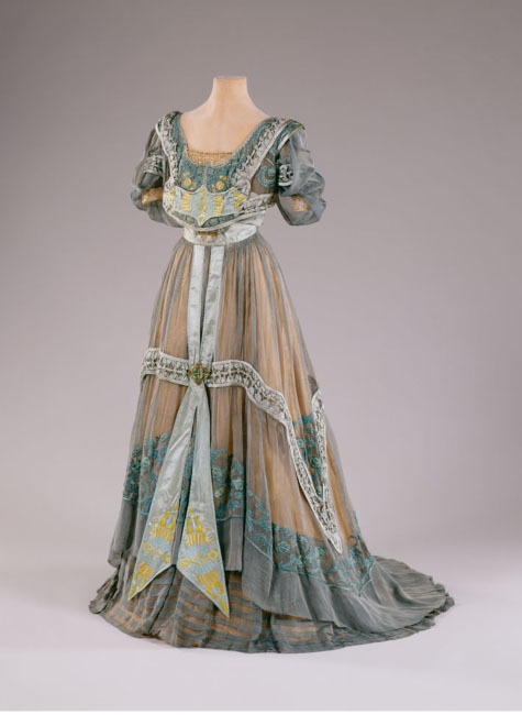 fashionsfromhistory: Evening Dress Callot Soeurs 1907 Hillwood Via X
