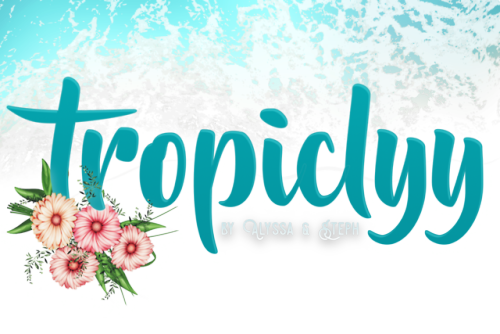 headers I made for my beautiful friends Alyssa and Steph for @tropiclyy (header with image as backgr