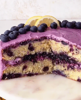Lemon Blueberry Cake (x)