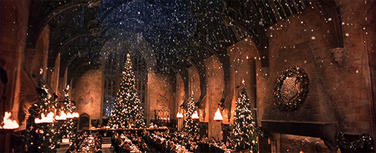hogwartsonline:  Christmas at Hogwarts(prize for @sixofdemigods​)
