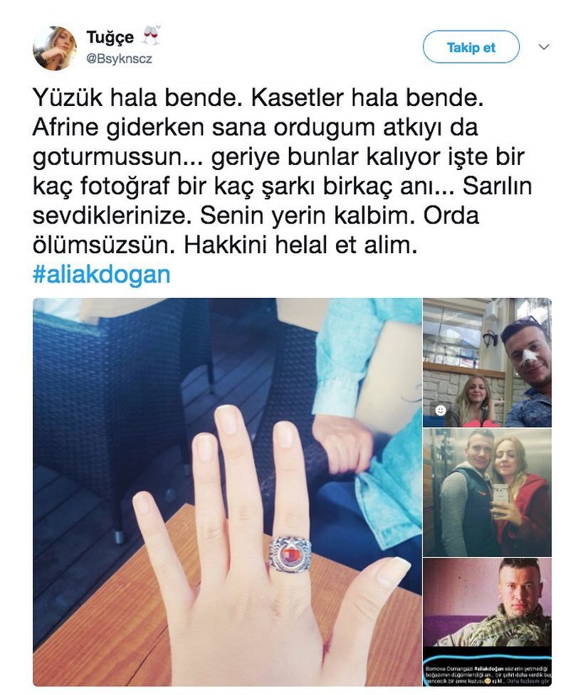 Yüzük hala bende,kasetler...