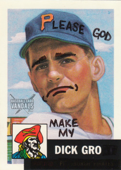 baseballcardvandals:  Every night I pray.Own this BCV original. 