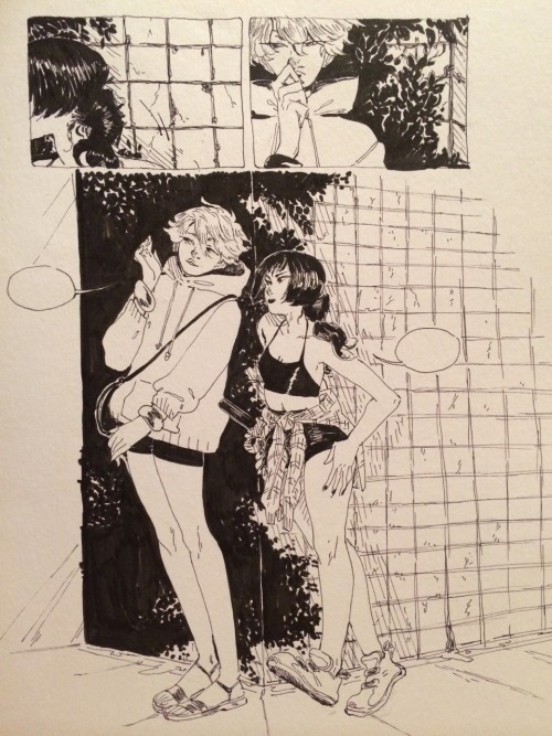 ofalldimensions:  my little inktober drawings for days 2-4 for now im posting these daily over on my twitter! ill prob start scanning them soon but for now im preoccupied with this baklava my mom brought me, sorrrry