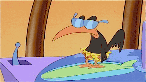 rmlgifs:Now you’re Turdy Cool!Heffer, the bird is dead. This is something you’re going t