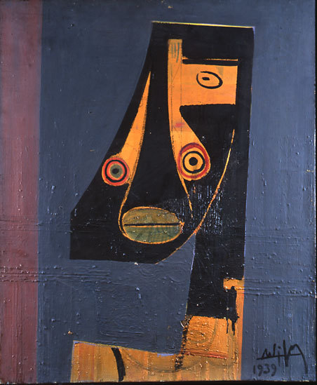 ein-bleistift-und-radiergummi:
“ Wifredo Lam ‘Visage Cubiste’ 1939.
(Source: wikiart.org)
”