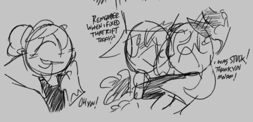 Badly Made Sketches With Tk As Alastor And Croissant As Charlie!!!