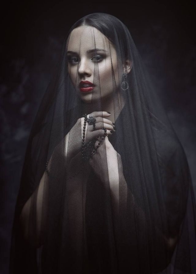 Lorand Gelner #dark photography#wicca#black veil