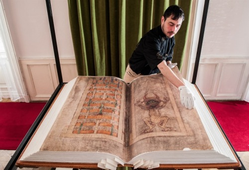 innerbohemienne:The Codex Gigas The Codex Gigas (or ‘Giant Book&quot;) is also known as &l