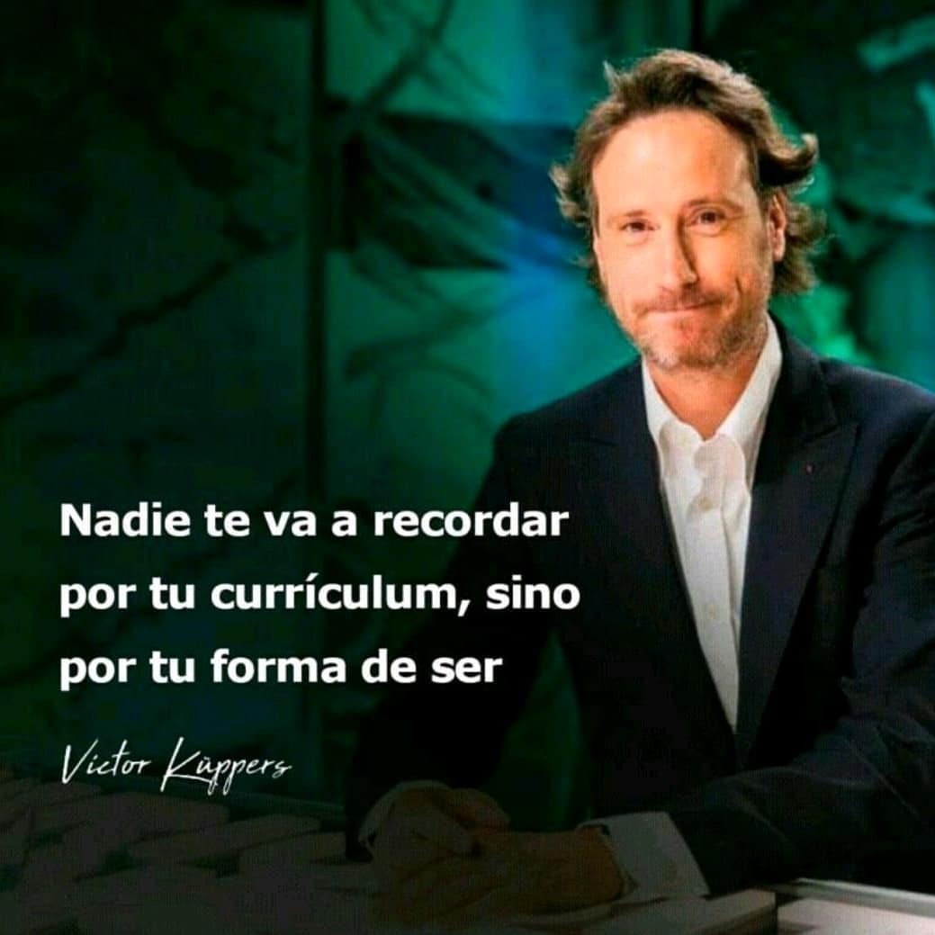 Nadie te va a recordar por tu CV.