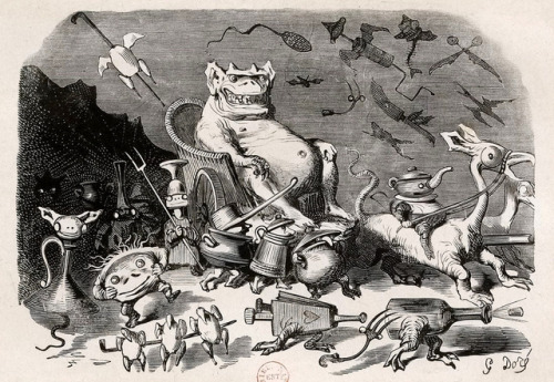 Gustave Doré (1832-1883), &lsquo;Ils la nommoient Manduce. C'estoit une effigie monstrueuse, ridicul