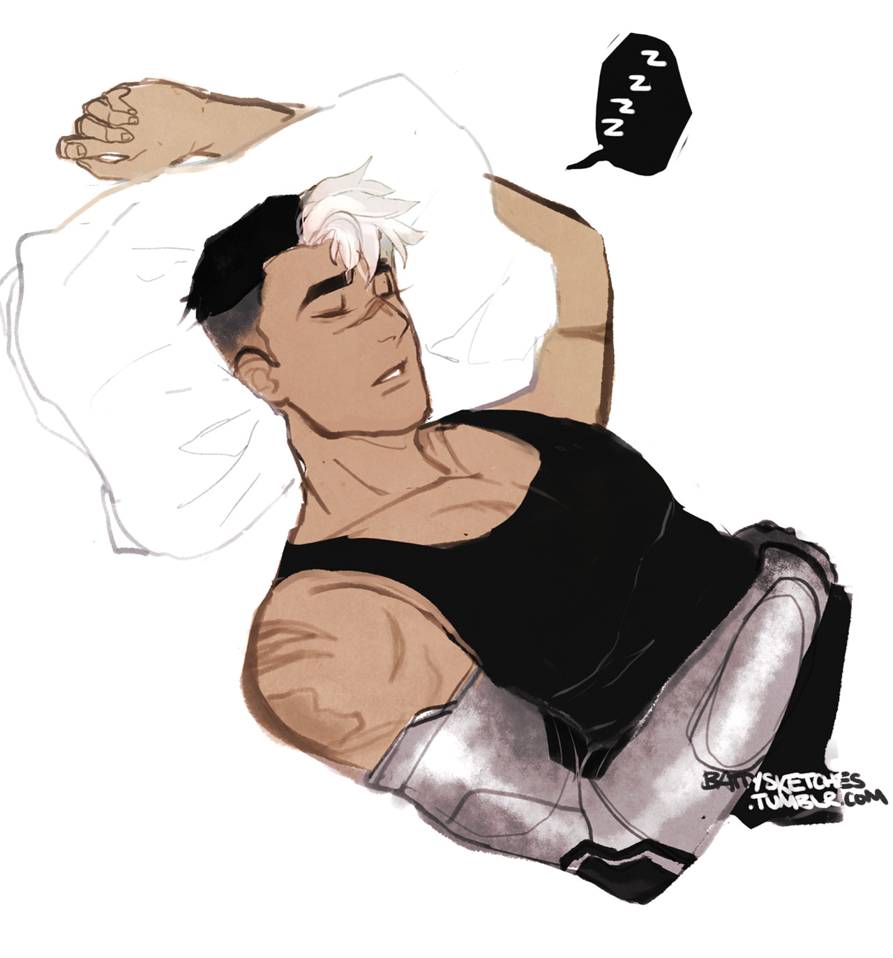 battysketches:  a collection of sleeping shiros ;w; 
