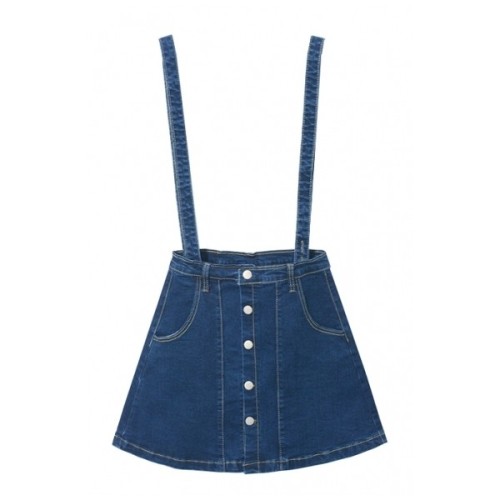 Skirt ❤ liked on Polyvore (see more knee length denim skirts)