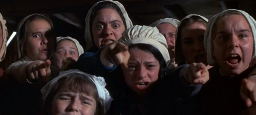 The Crucible (1996) dir. by Nicholas Hytner.Immense acting performances. I just fell in love with th