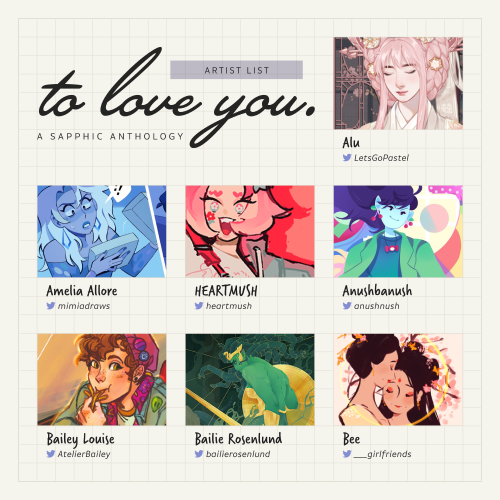 toloveyouzine:TO LOVE YOU: CONTRIBUTOR’S LISTIntroducing the contributors for To Love You – A Hi