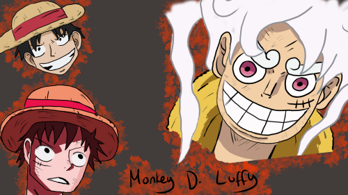 Spent Today Drawing Luffy. This Has Been My Entire Day.