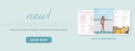 14 day shape up meal plan 