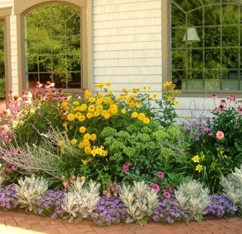 Brick Pavers - Traditional LandscapePhoto Of A Large Traditional Partial Sun Backyard Brick Landscaping