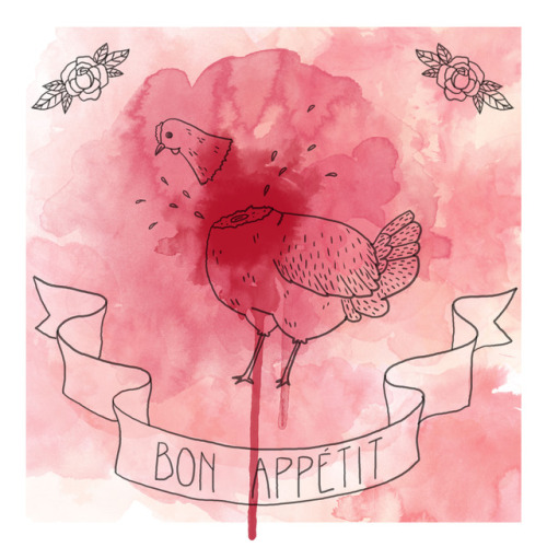 Bon AppétitDrawn digitally using Photoshop. March 2017.