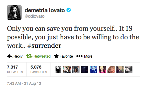 demiwecare:  2009-2013 #RecoveryIsPossible @ddlovato 