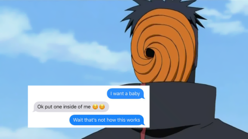 posted earlier on twitter. the akatsuki reacting to their s/o texting them ‘i want a baby’: a thread